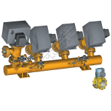 АМАКС-БГ15 блок газооборудования котла DN 150…200/100…150 мм, Pp 0,25МПа